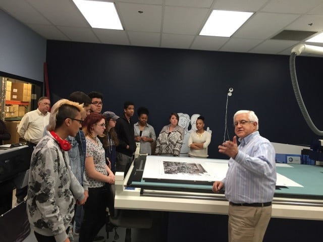 students tour wide format 
