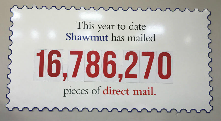 Shawmut 2016 direct mail counter